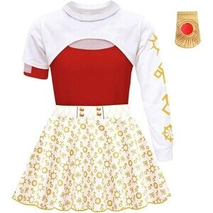 Kids Zombies 4: Dawn of the Vampires Nova Cosplay Costume Girls Outfit 14yr Olds